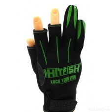 Перчатки HITFISH Glove-04 цв. Зеленый  р. L